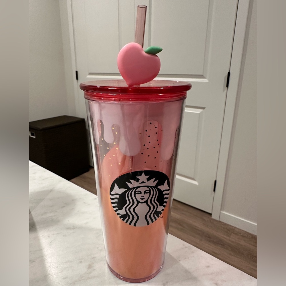 Starbucks Peach Tumbler.limited edition only in China -2020 summer collection